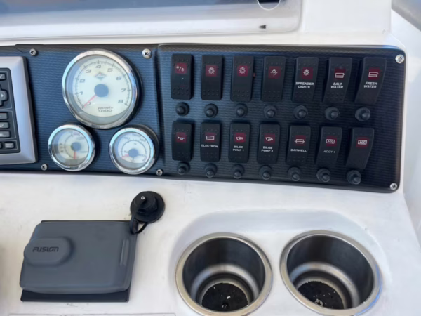 2008 Jefferson Yachts FS35 Sports Boat Twin Mercury Verado 2021 Trailer — photo 25