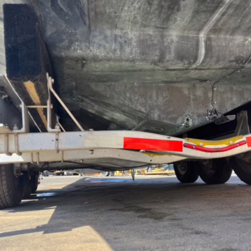 2008 Jefferson Yachts FS35 Sports Boat Twin Mercury Verado 2021 Trailer — photo 48
